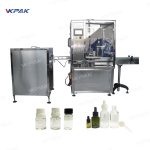 Automatický stroj na plnící uzávěr lahví s tekutým olejem na e-cigarety