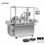 Automatická rotační dóza na kosmetické krémy na plnění těsnění se šroubovým uzávěrem