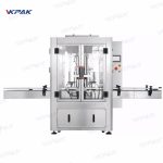 Automatické skleněné nádoby na kokosový olej 2 hlavy, pneumatická plnicí linka