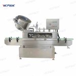 Skleněná nádoba Twist-Off Vakuový uzavírací stroj Zařízení pro uzavírání párou