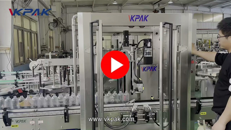 Jednohlavá plnicí linka na omáčku, šampon