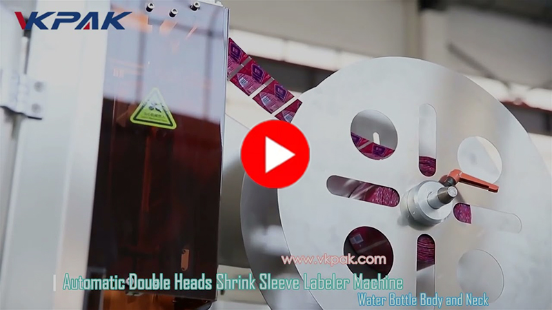 VK-SSL automatický stroj na etiketování lahví se smršťovací manžetou