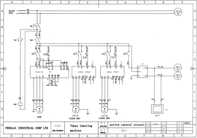 circuit for labeling machine soft tubes labeller equipment fully automatic elektrická kresba.jpg