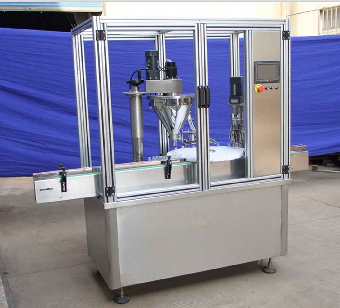 powder filler capper machine práškové plnič capper equipment.jpg