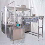 Automatický dávkovač stojatých sáčků uzavírací stroj na plnění sójových mléčných šťáv