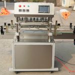 Automatický stroj na uzavírání fólií na sklenice na občerstvení se třemi hlavami