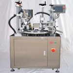 Poloautomatické rotační zařízení na plnění trubek s ultrazvukovým těsněním ocasu