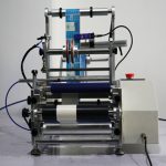 Poloautomatické kulaté lahve Injekční lahvičky Etiketovací stroj