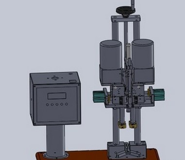 screw capping machine drawing šroubovací uzávěr na stůl.jpg