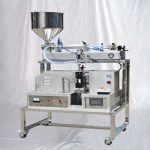 Poloautomatický stroj na plnění trubek s ultrazvukovým těsnícím zařízením